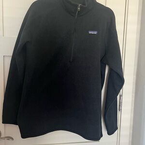 Patagonia Women’s Fleece Zip-Up Black Sweater